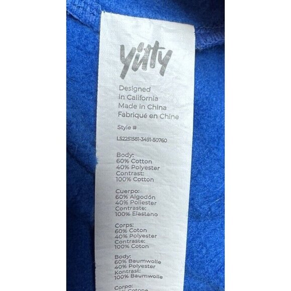 Yitty by LIZZO Fabletics Hoodie RoyalBlue Drawstring Major Label EP Size XXLarge - Picture 7 of 8